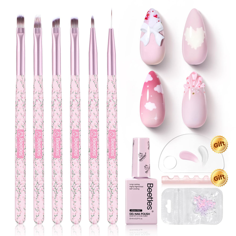 Beetles Gel Polish ensemble pinceaux art ongles pour usage à domicile