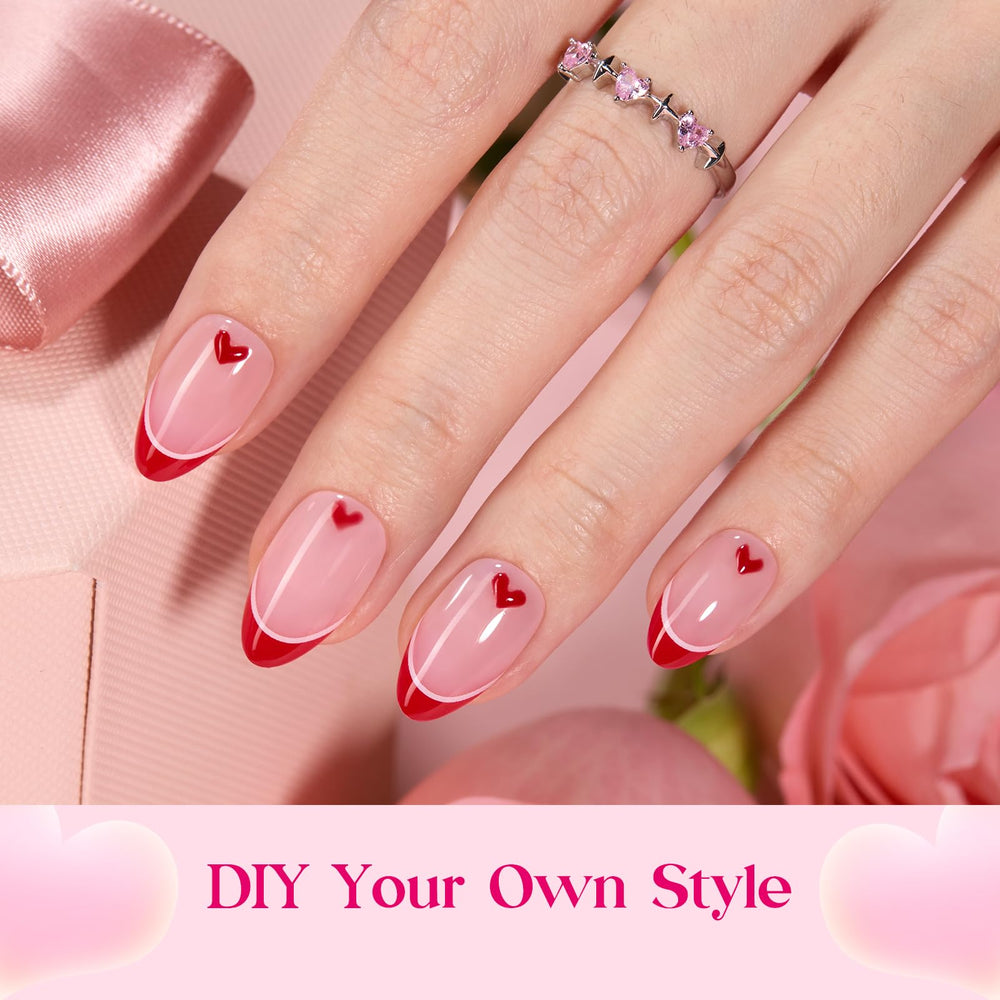 Beetles Gel Polish — ensemble valentines 192 pièces, kit complet pour manucure à domicile.