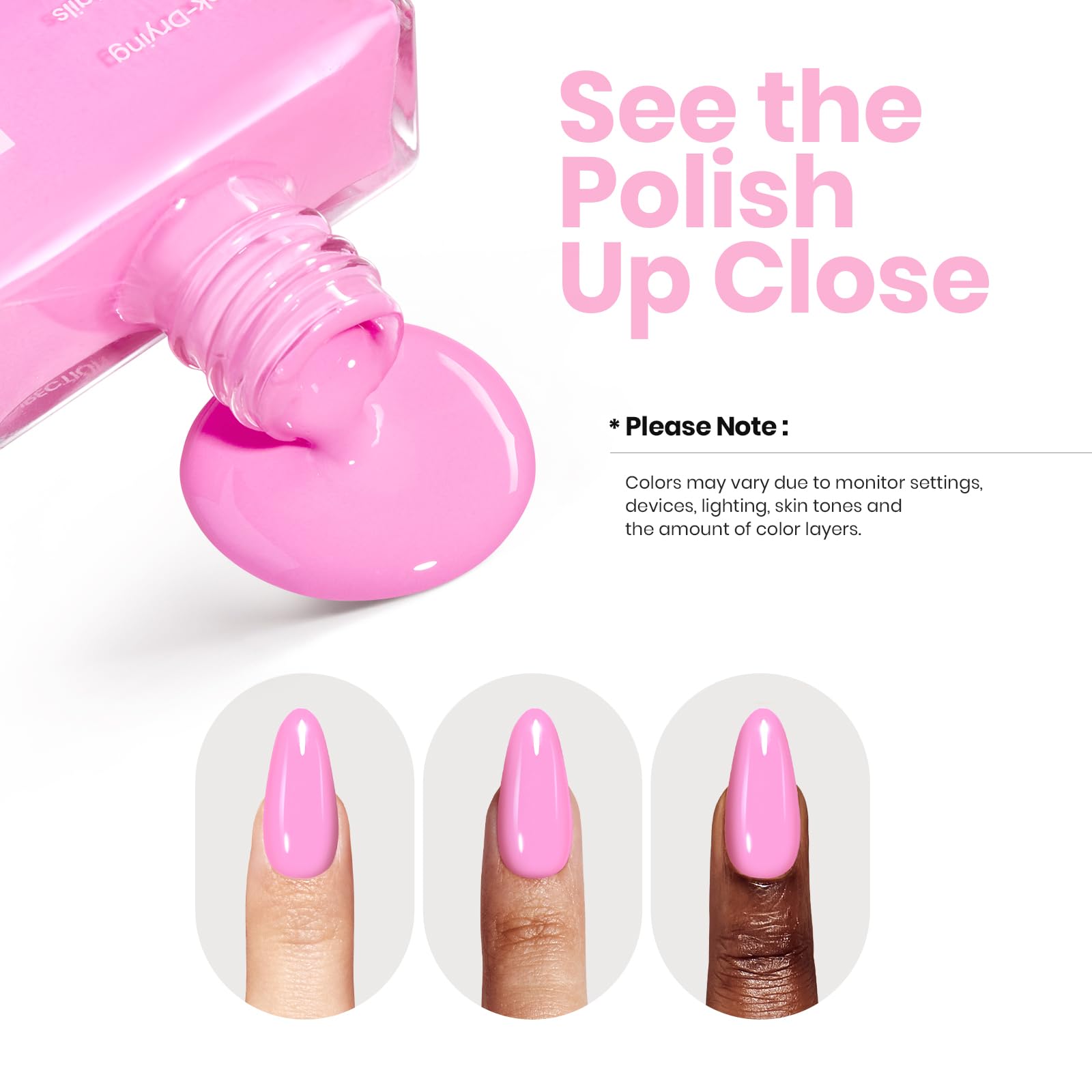 Exemple de nail art Rose Beetles, démonstration de rose candy