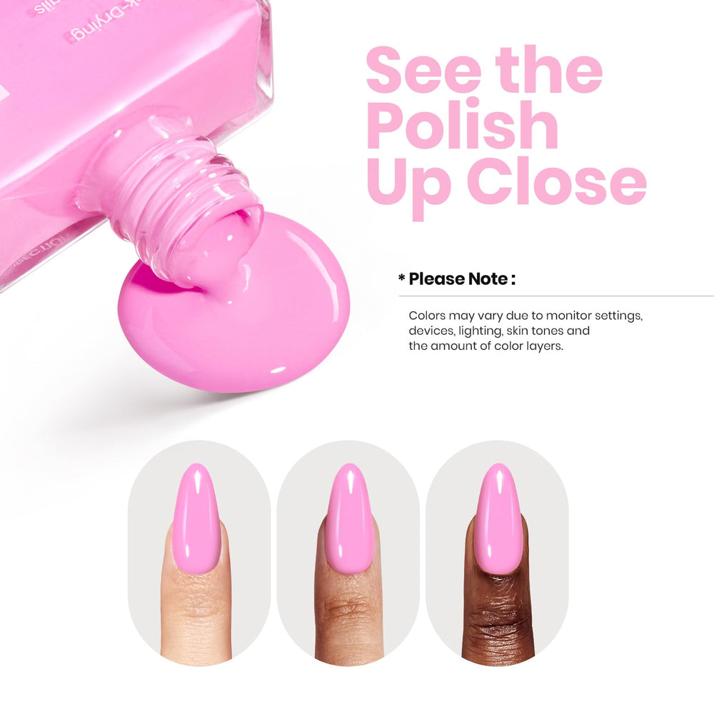 Exemple de nail art Rose Beetles, démonstration de rose candy