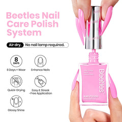Finition brillante Beetles Gel Polish Rose pour un look élégant