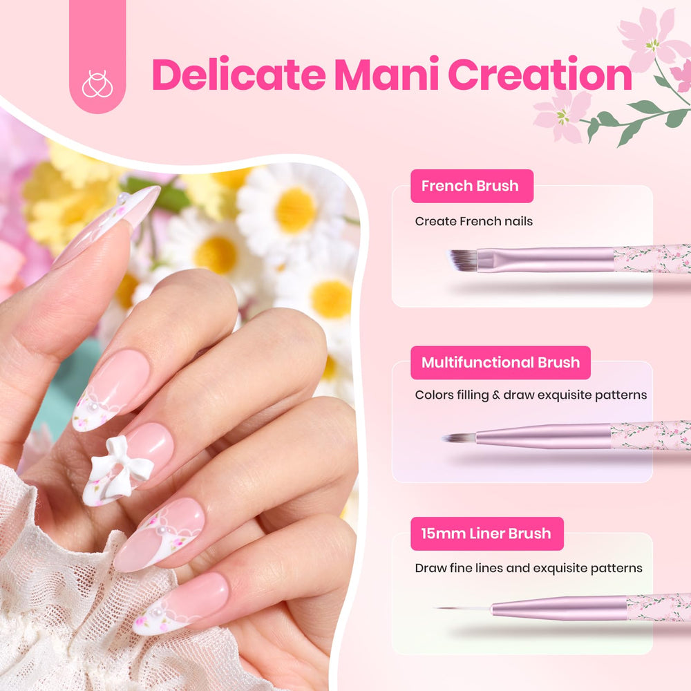 Beetles Gel Polish gel rose 8 ml pour applications précises et lisses
