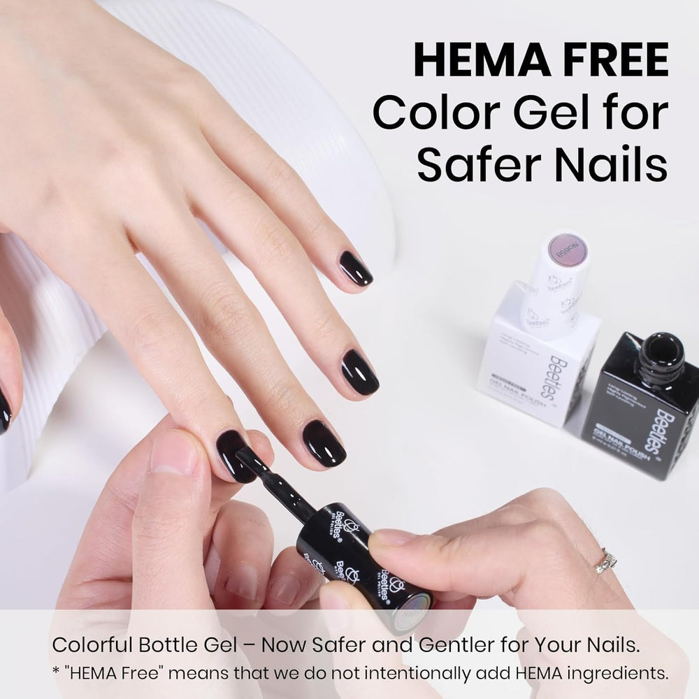 Beetles Gel Polish Kit sans HEMA – flacons faciles à lire et application douce