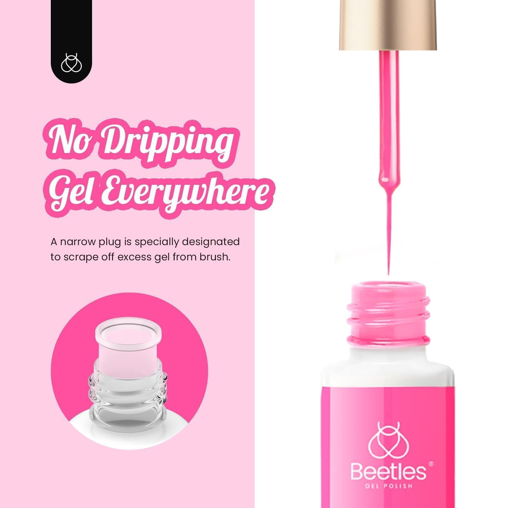 Beetles Gel Polish – liner traits fin pour un détail précis à domicile.