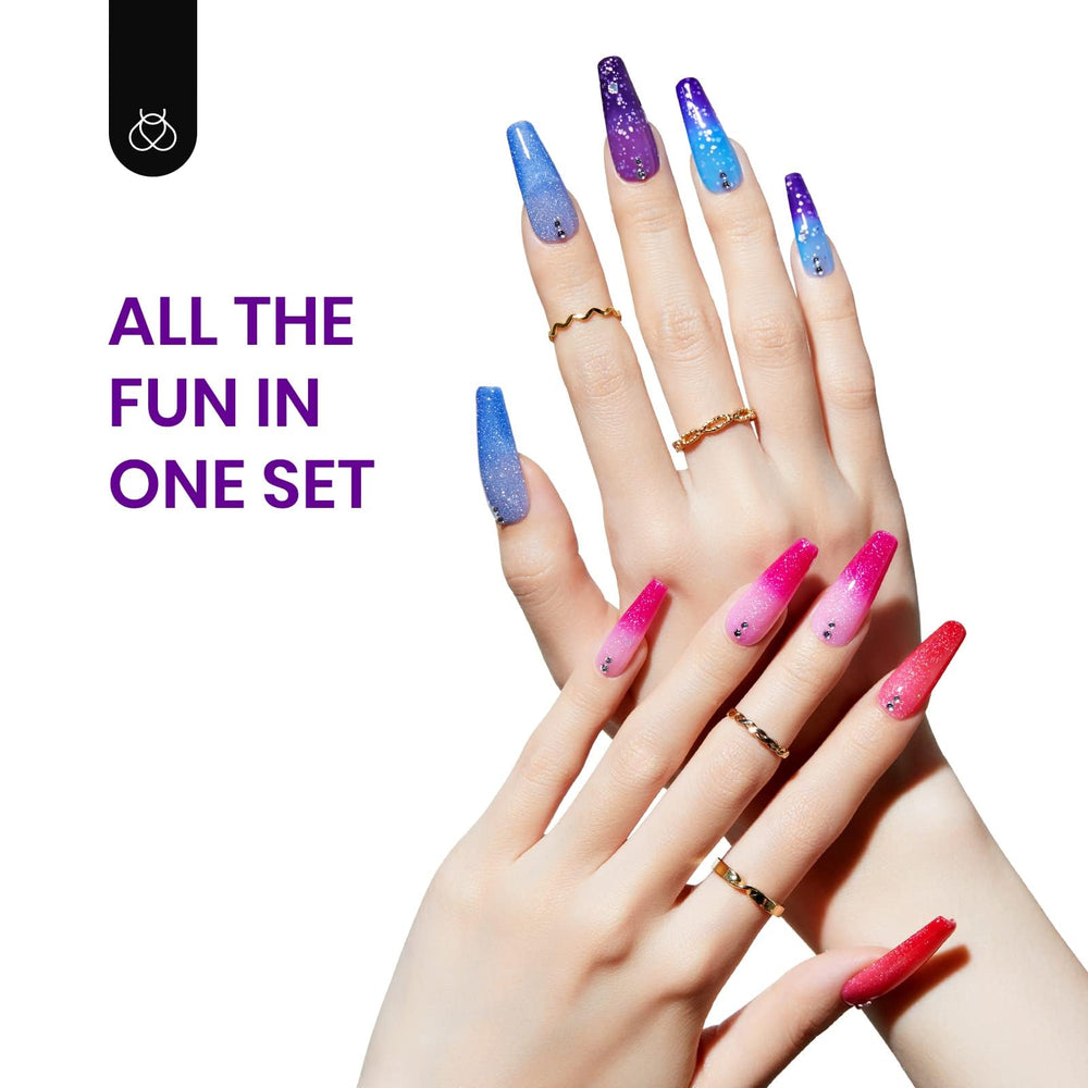 Beetles Gel Polish tenue prolongée jusqu’à trois semaines sur ongles correctement préparés.