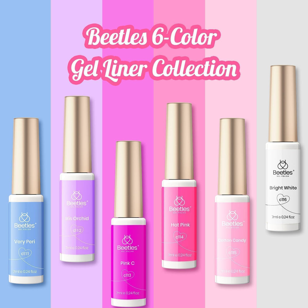 Beetles Gel Polish – manucure créative pour tester dessins et lignes variées.