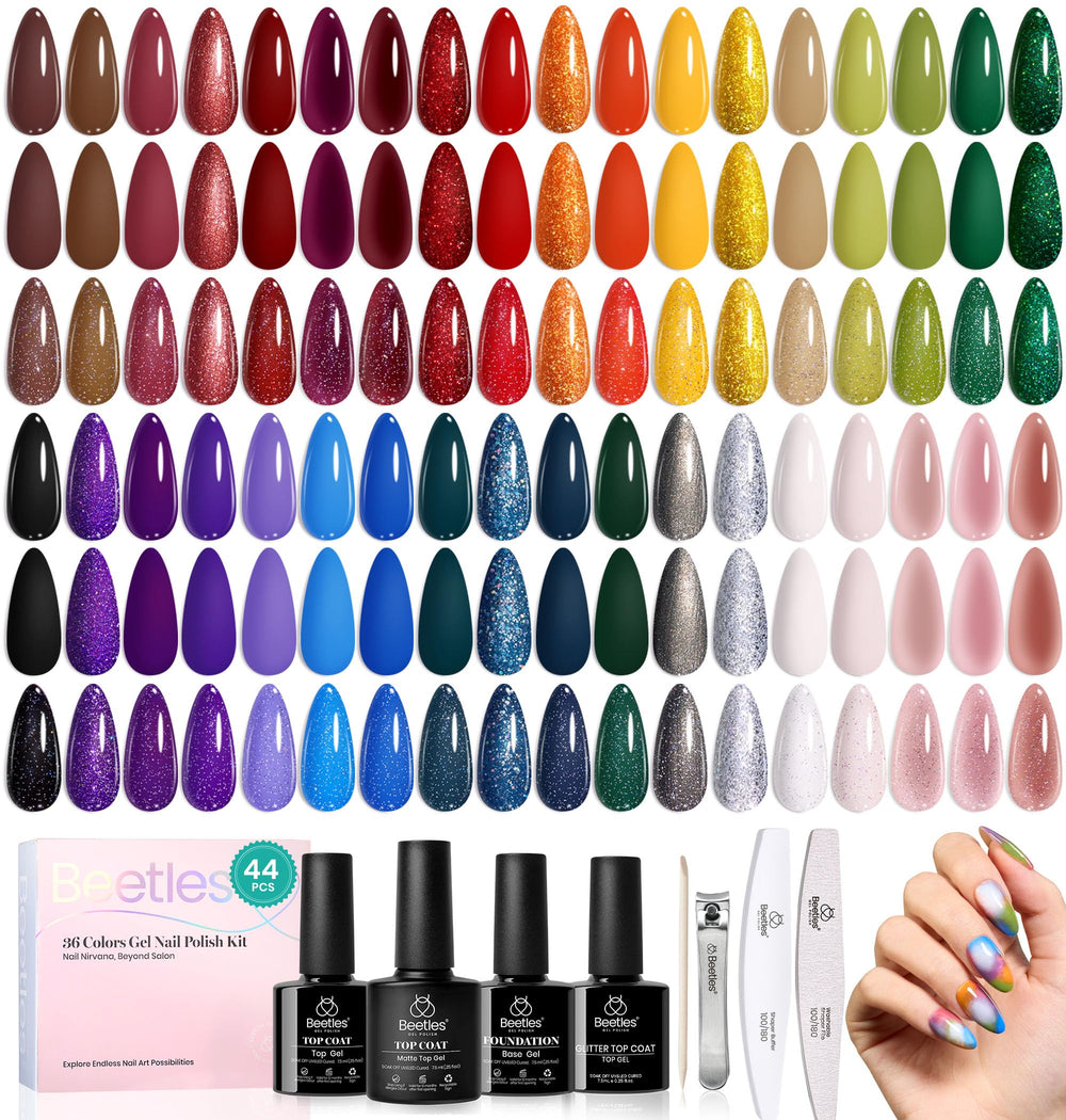 Beetles Gel Polish Mystic Wonderland: palette 36 couleurs pour créer différents looks.