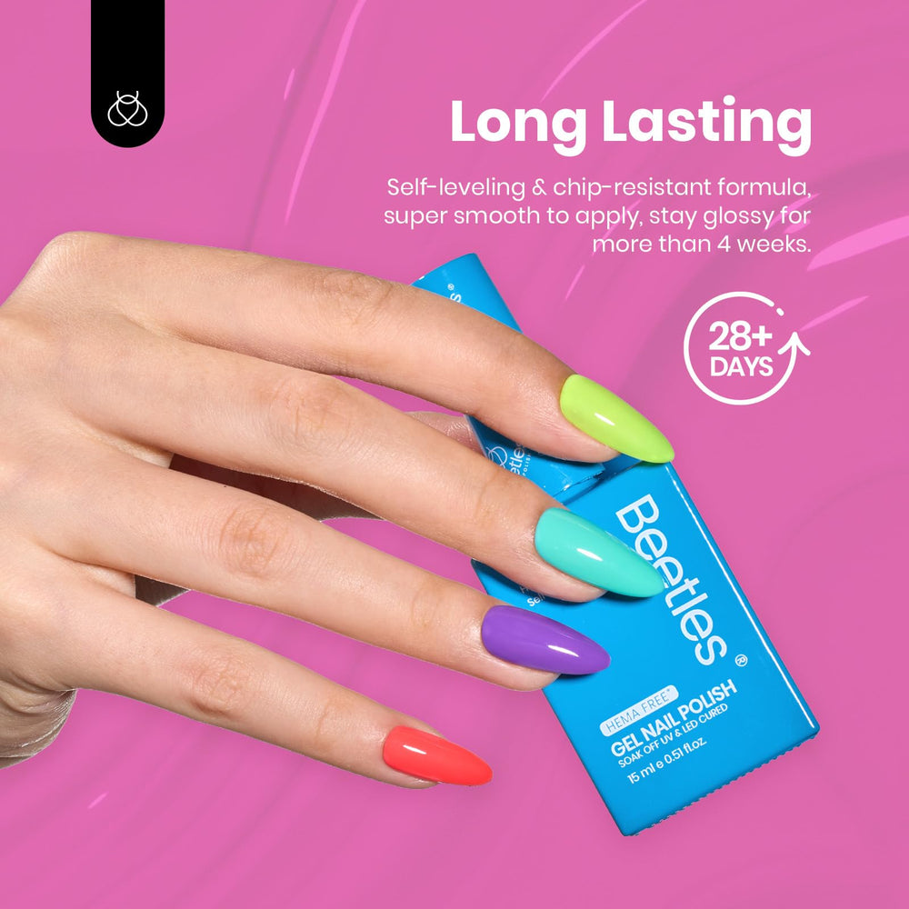 Beetles Néon Sans HEMA – formule sans HEMA, respectueuse des animaux.