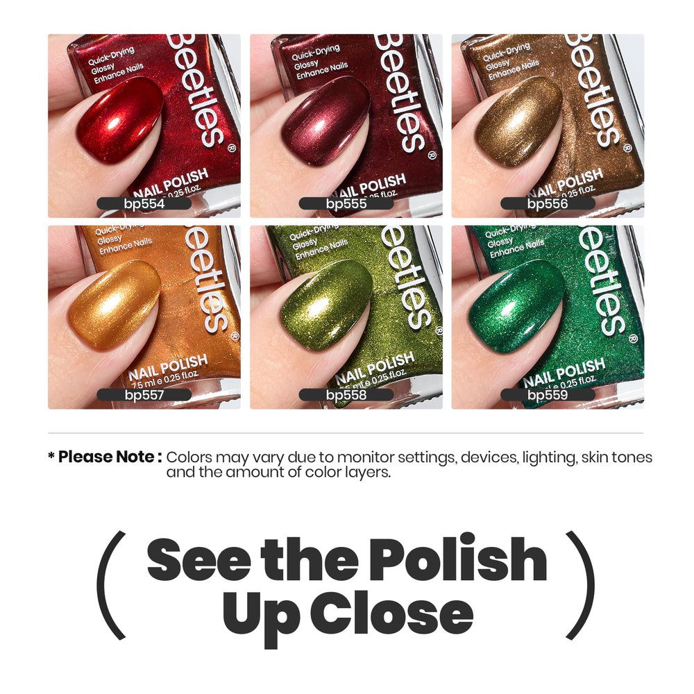 Beetles Gel Polish olive vert – nuance naturelle et facile à assortir.