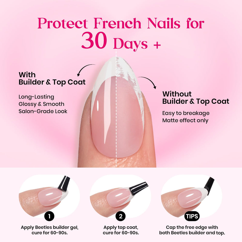 Beetles Gel Polish — DIY art valentines, personnalisation facile avant le top coat.