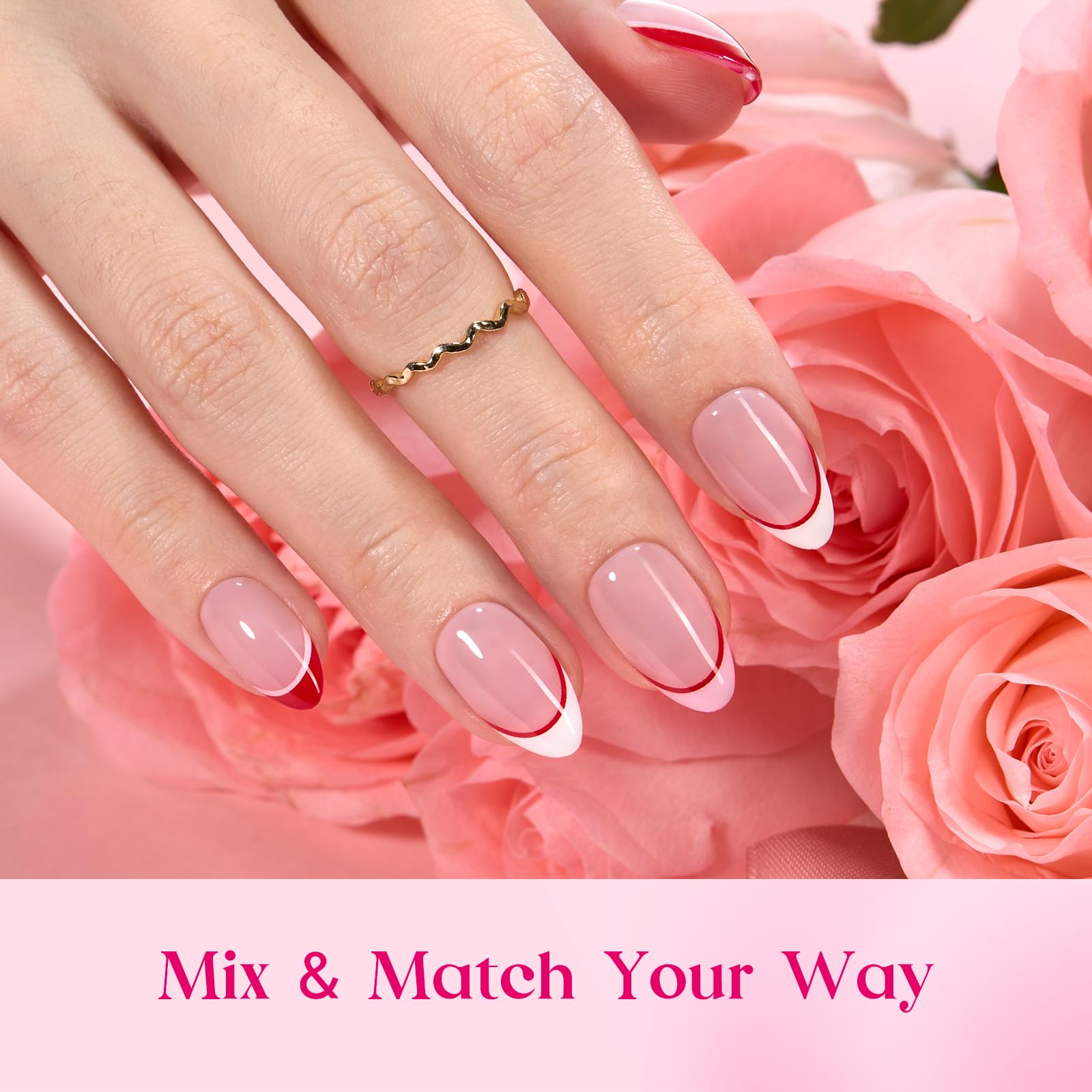 Beetles Gel Polish — étiquettes 0-13 pour choisir la taille adaptée.