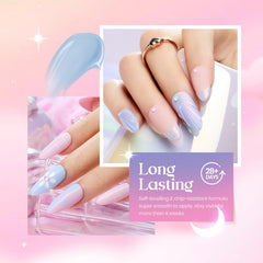 Beetles Gel Polish paillette violet, brillance glamour.