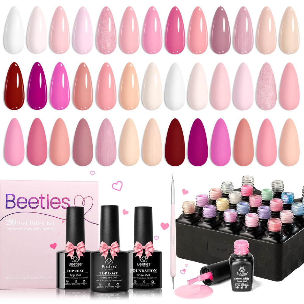 Beetles Gel Polish – paillettes incluses apportant une touche festive