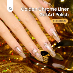 Beetles Gel Polish: pinceau fin intégré pour dessins précis.