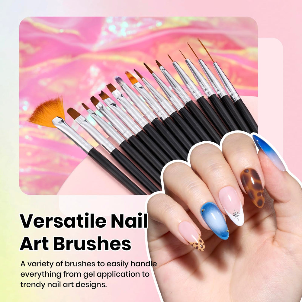 Beetles Gel Polish pinceaux sculpture – créer des formes 3D élégantes sur ongles