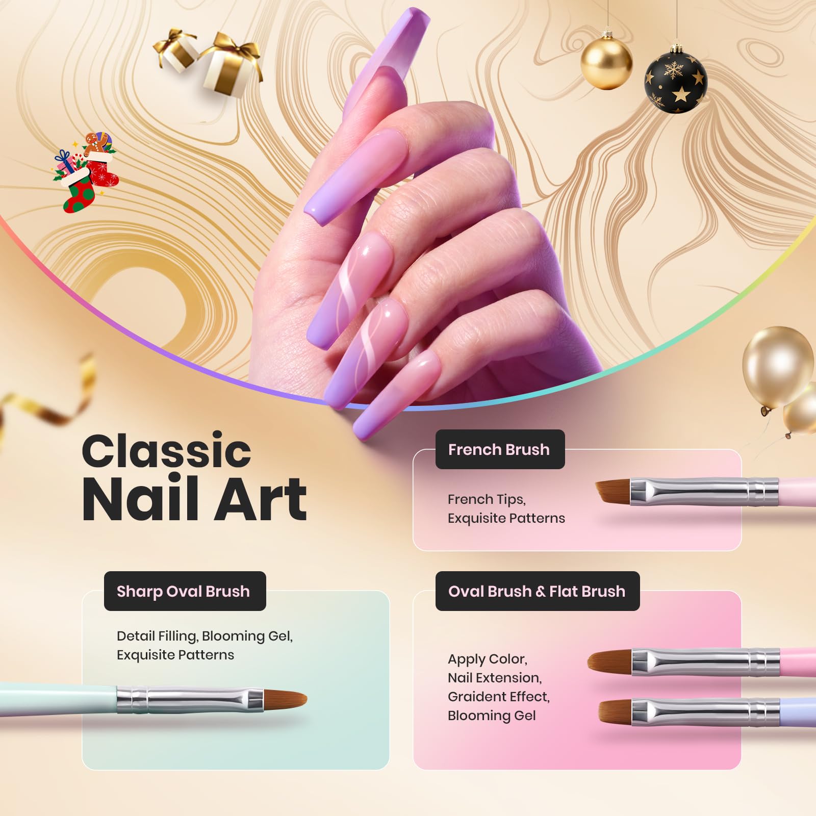 Beetles Gel Polish outil dotting pour créer des points et motifs détaillés