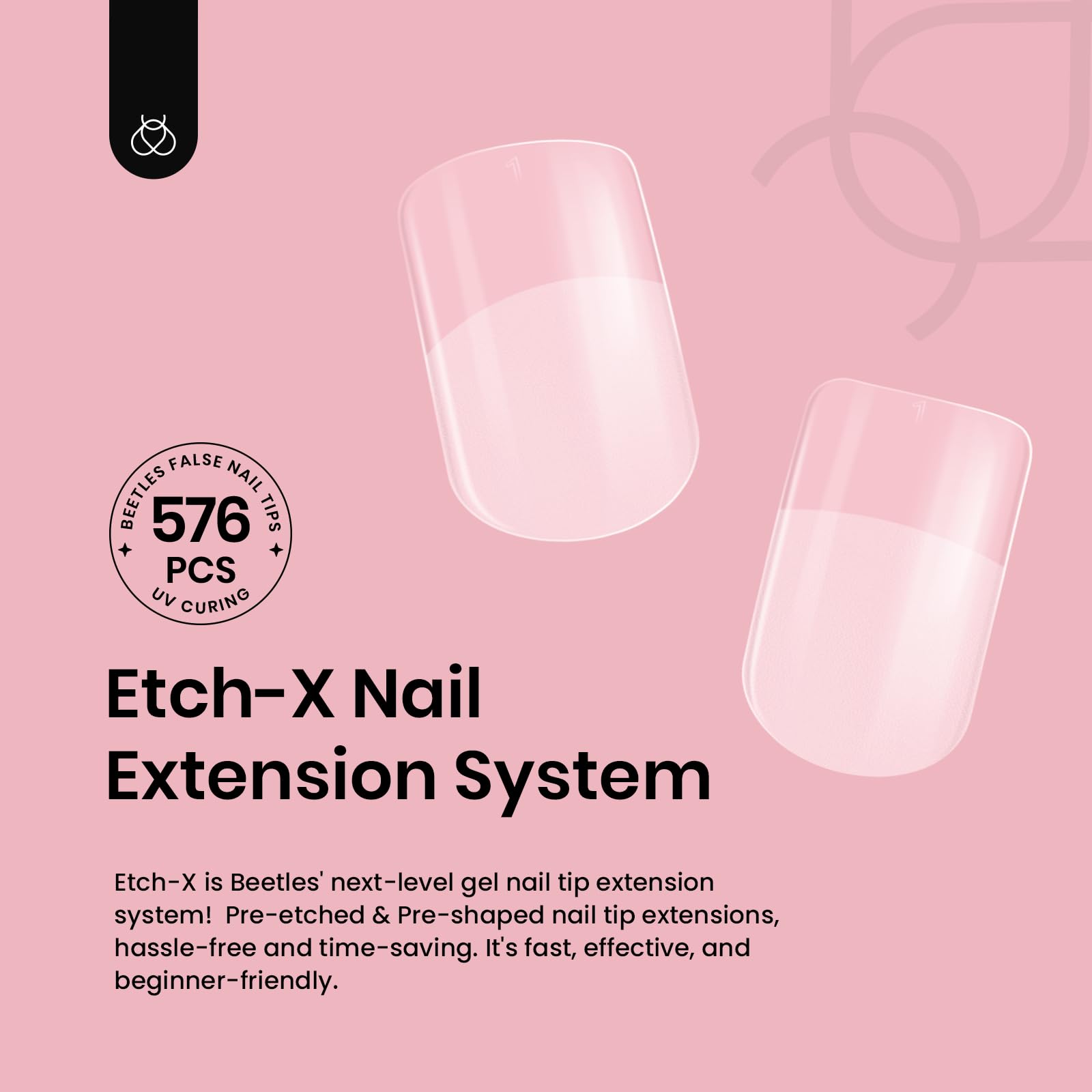 Beetles Gel Polish – 12 tailles différentes pour s’adapter à chaque doigt.