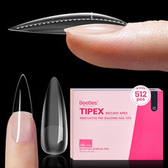 Beetles Tipex: faux ongles longs avec apex instant.
