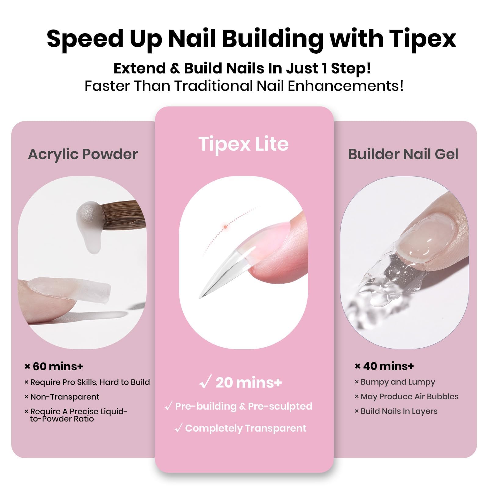 Beetles Gel Polish Tippex Lite Application Rapide: gain de temps sans compromis sur la finition.