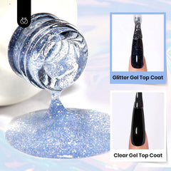 Beetles Gel Polish Top Coat durable 28 jours protège les ongles.