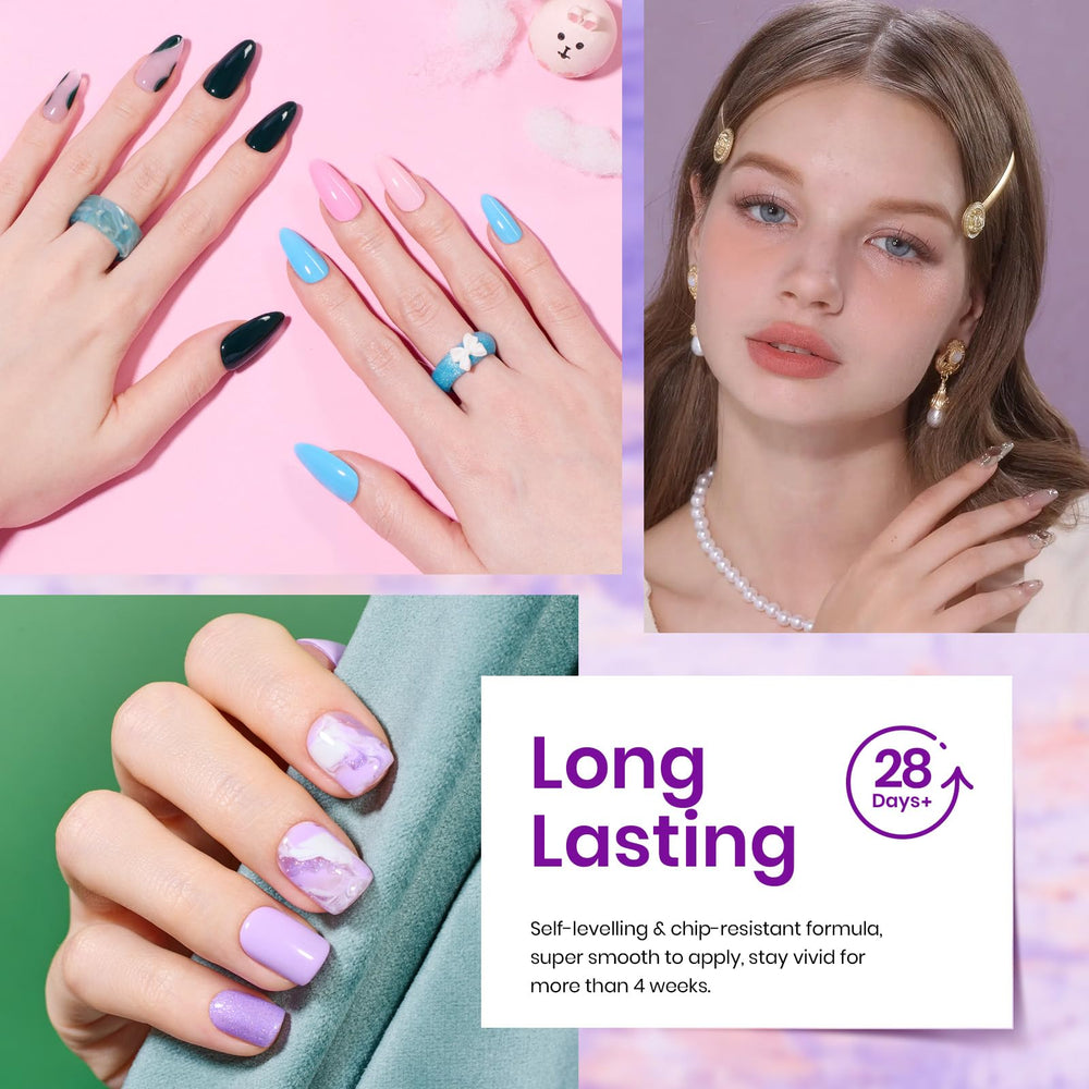 Beetles Gel Polish top coat glitter pour des accents scintillants.