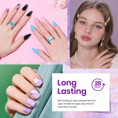 Beetles Gel Polish top coat glitter pour des accents scintillants.