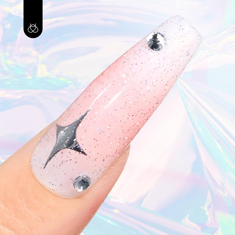 Beetles Gel Polish Top Coat sans essuyage, application rapide et brillante.