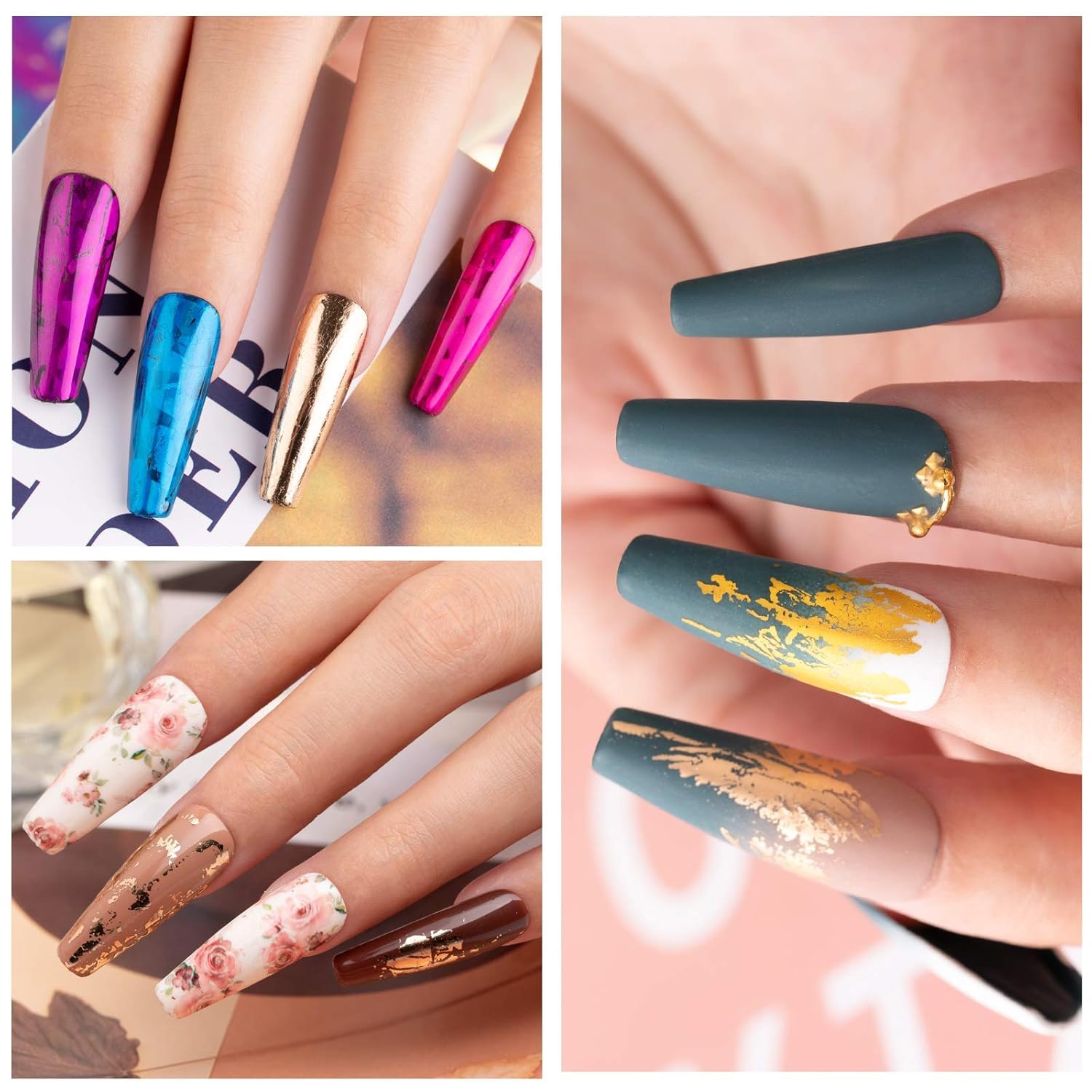 Beetles Gel Polish Transfert Feuille Ongulaire : designs délicats facilités