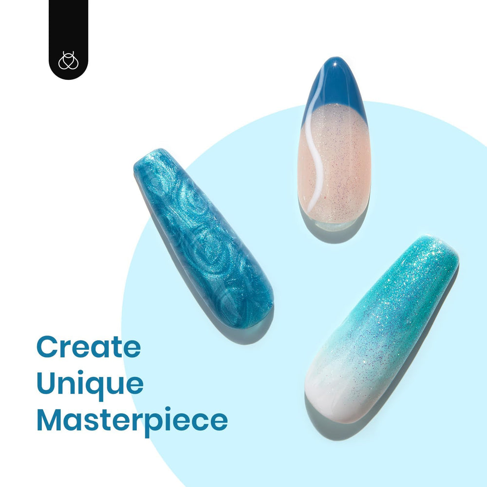 Beetles Gel Polish turquoise clair couleur estivale rafraîchissante