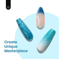 Beetles Gel Polish turquoise clair couleur estivale rafraîchissante