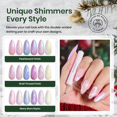 Beetles Gel Polish Bleu nacré – nuance vibrante pour des motifs audacieux.