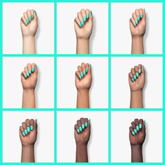 Beetles Vert Cascade, maniucture rapide et durable grâce à ce vernis gel.