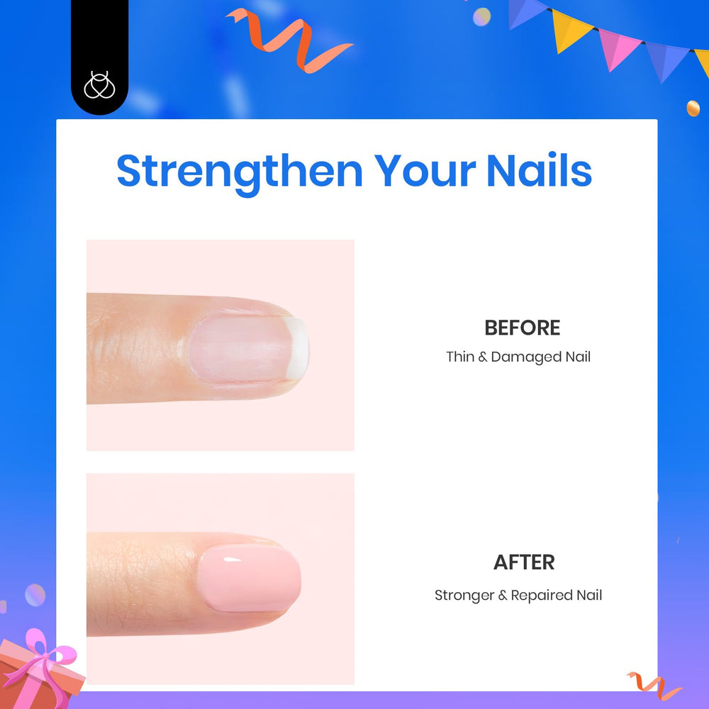 Beetles Gel renforceur – application fluide pour ongles solides.
