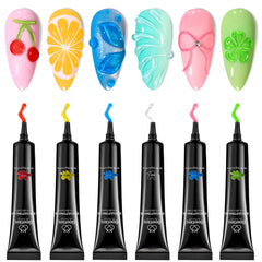 Beetles Gel Sculptant 3D en action pour motifs sur les ongles
