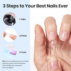 Beetles Gel Solide s’adaptant à différentes formes d’ongles.