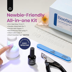 Beetles gel UV 7,5 ml avec adhérence fiable pour extensions.
