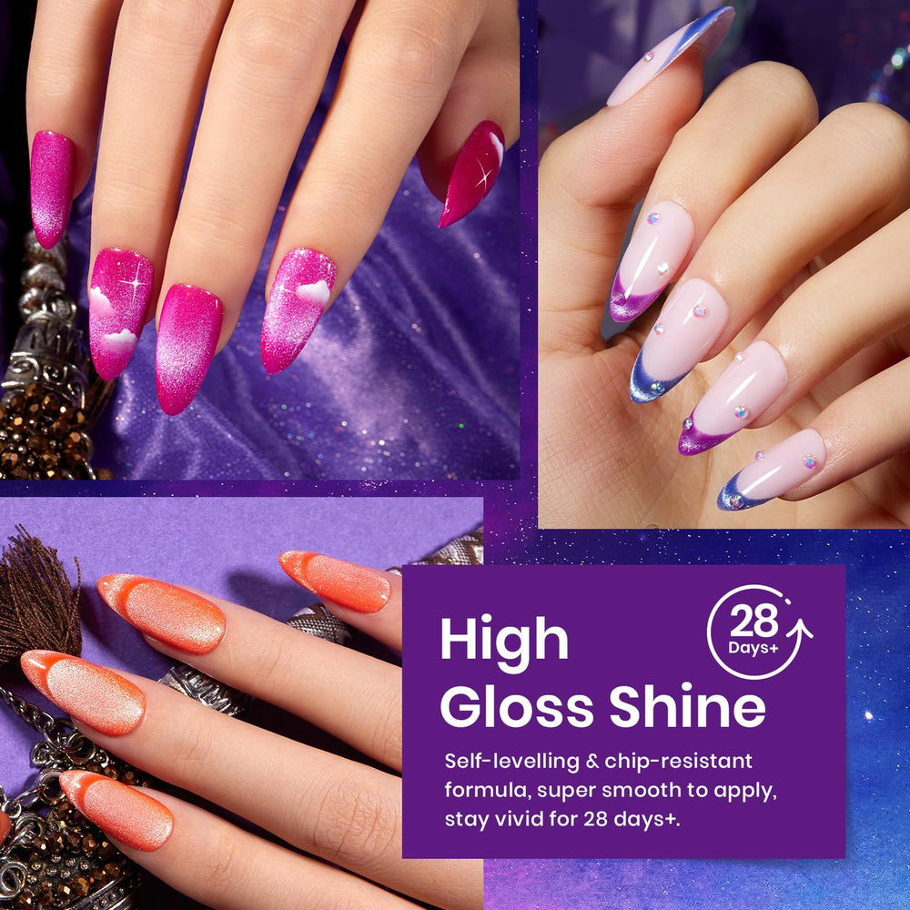 Beetles Gel Cat Eye UV LED - cure rapide pour un look pro.