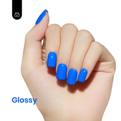 Beetles Gel Polish bleu pour une manucure quotidienne élégante et durable
