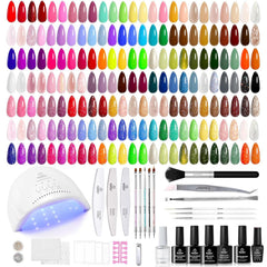 Beetles kit gel vernis : palette variée de 100 couleurs pour vos ongles.