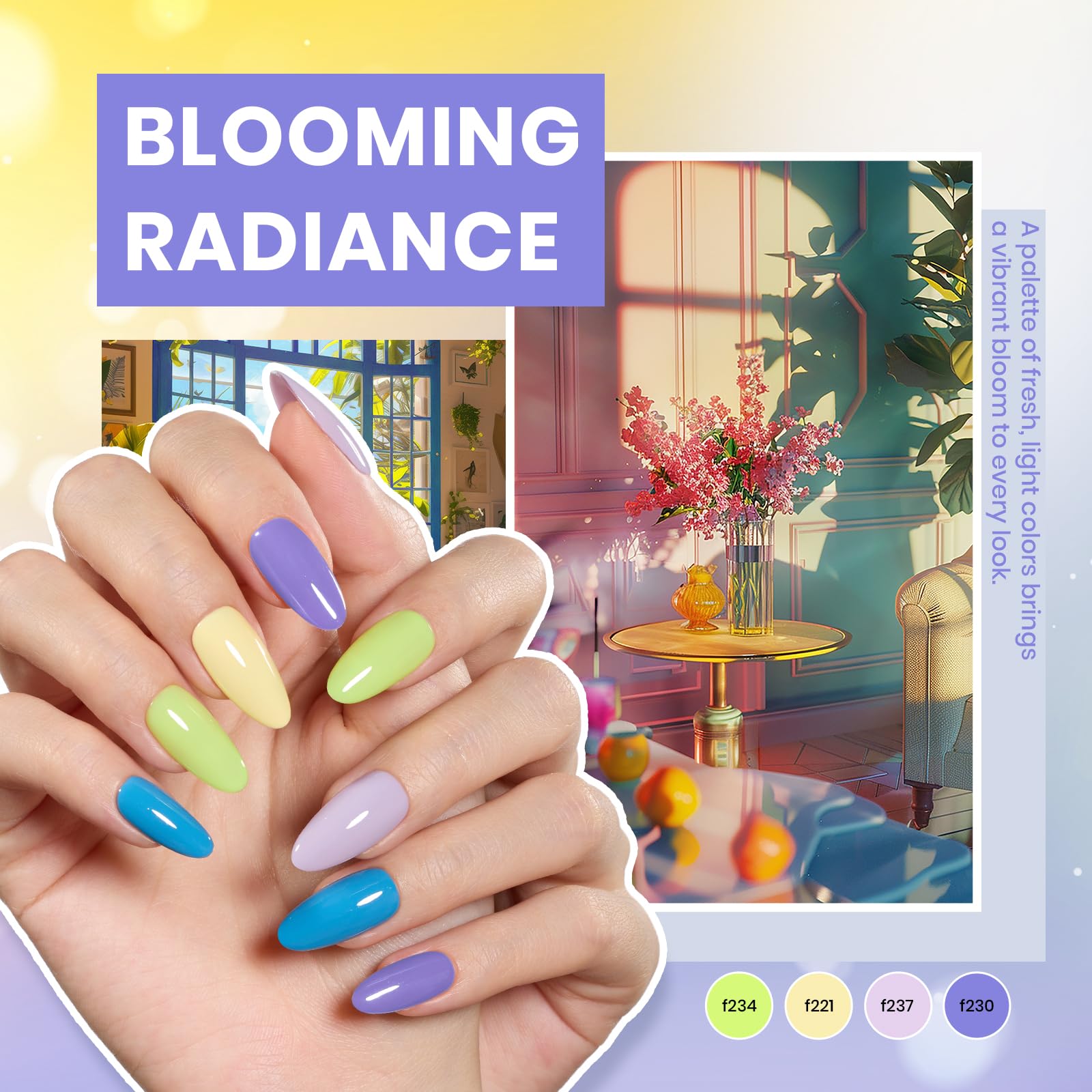 Beetles Gel Polish Kit avec base et top coat pour tenue longue et finition lisse.