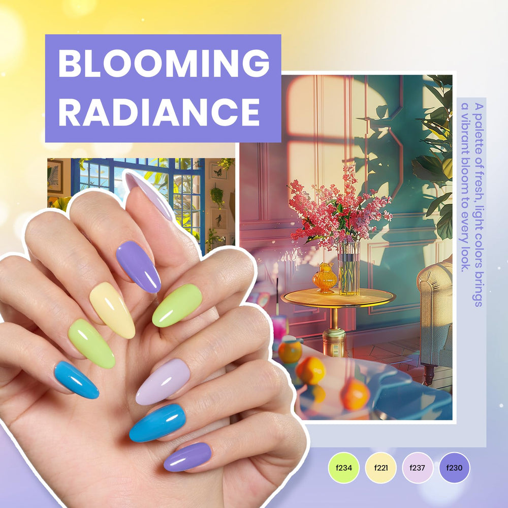 Beetles Gel Polish Kit avec base et top coat pour tenue longue et finition lisse.