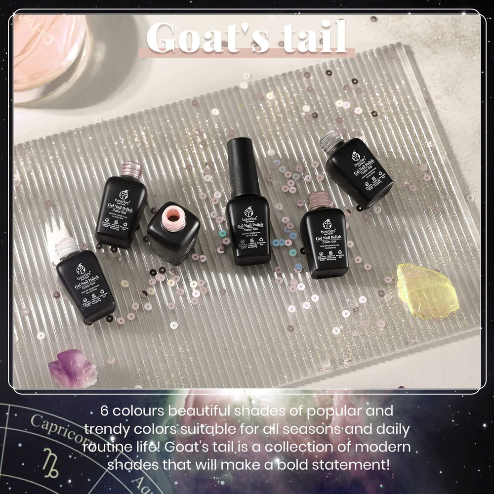 Beetles Gel Polish neutre argent scintillant, effet lumineux discret.