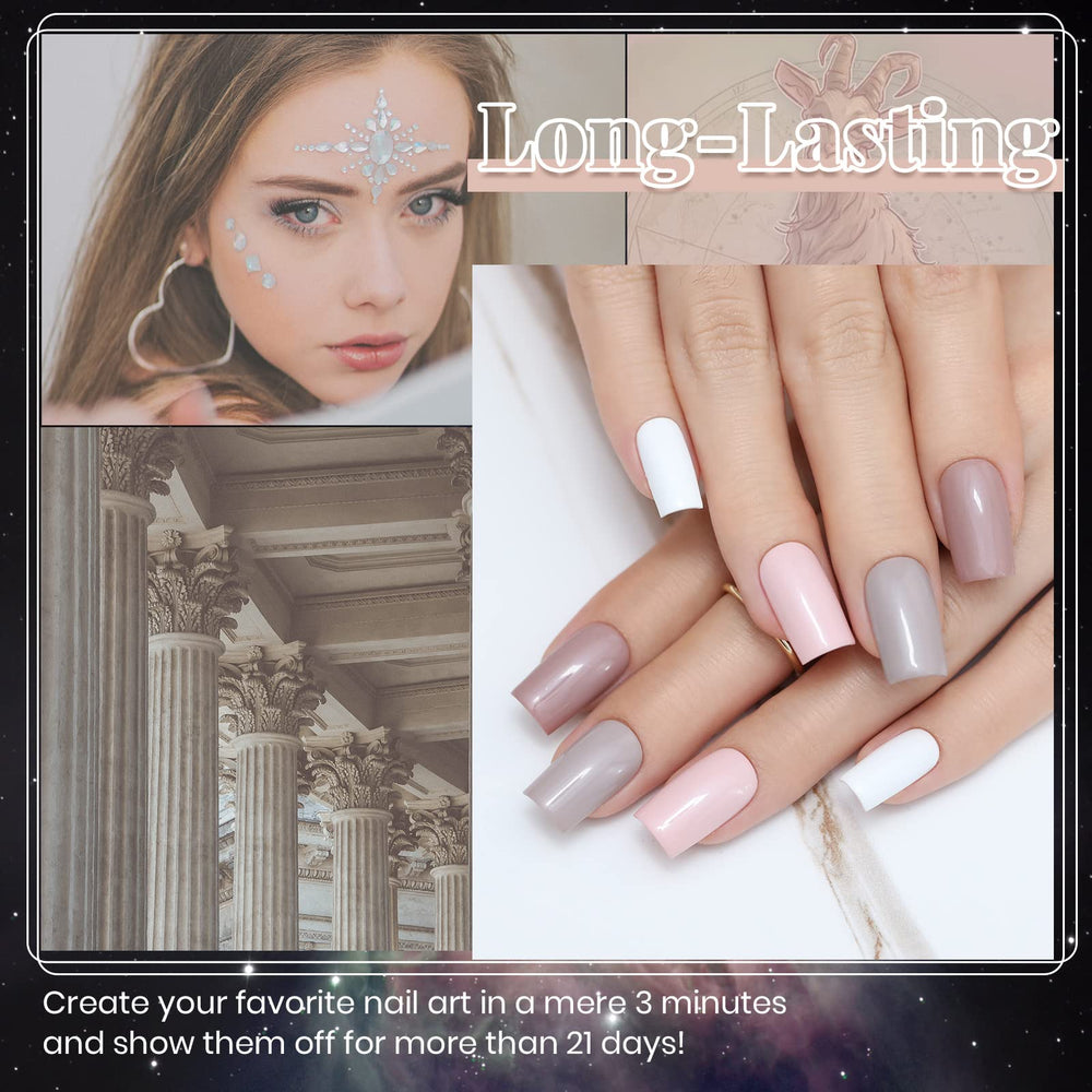 Beetles Gel Polish neutre taupe brun, équilibre chic et discret.