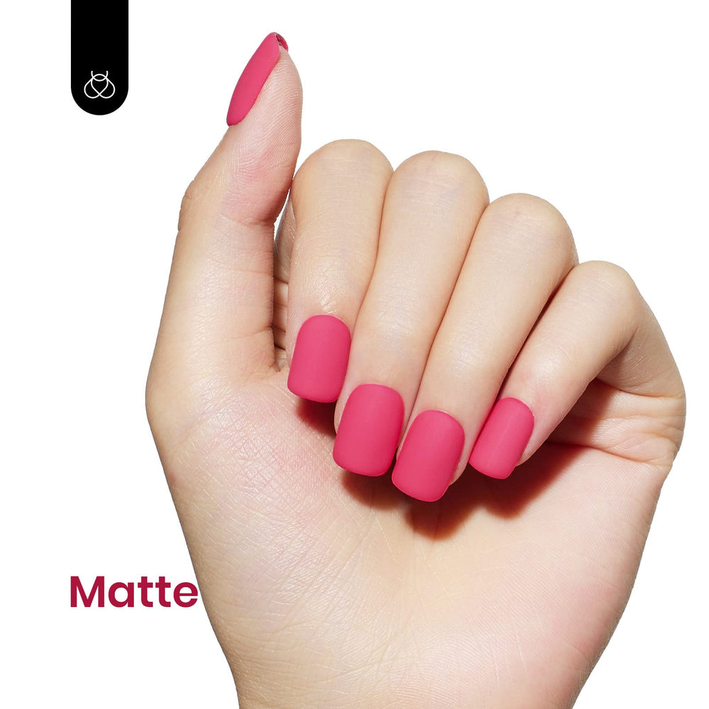 Beetles Gel Vernis Rose Fluo durcissement UV/LED fiable.