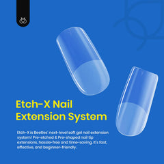 Beetles Gel Nail Tips: préformes semi-matte pour un ajustement rapide et propre.