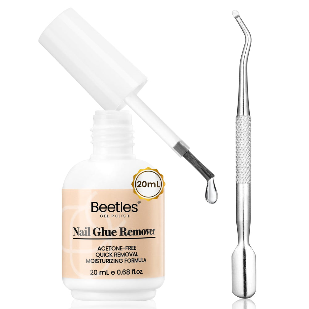 Beetles Glue Remover en bouteille de 20 ml pour retirer la colle des ongles