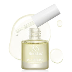 Beetles huile cuticule: bouteille et pinceau pour une application hydratante.