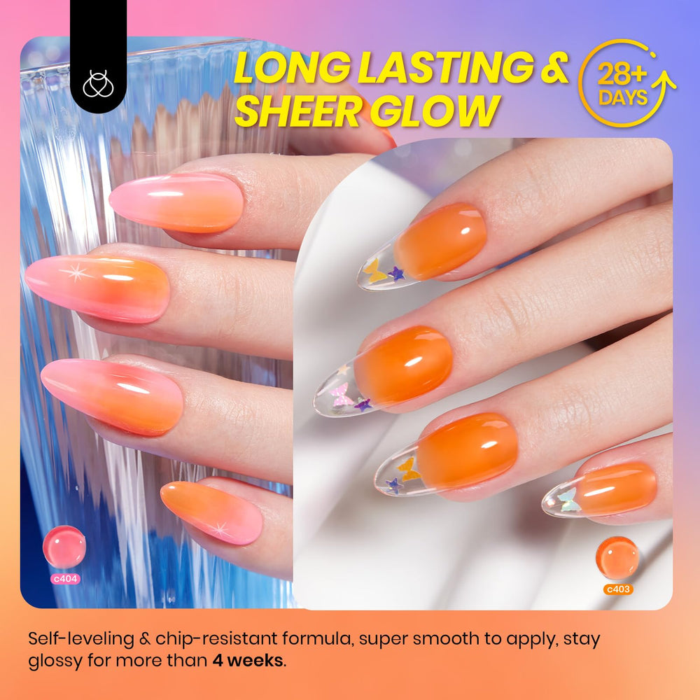Beetles Jelly Gel fini brillant pour une tenue durable et une brillance nette.