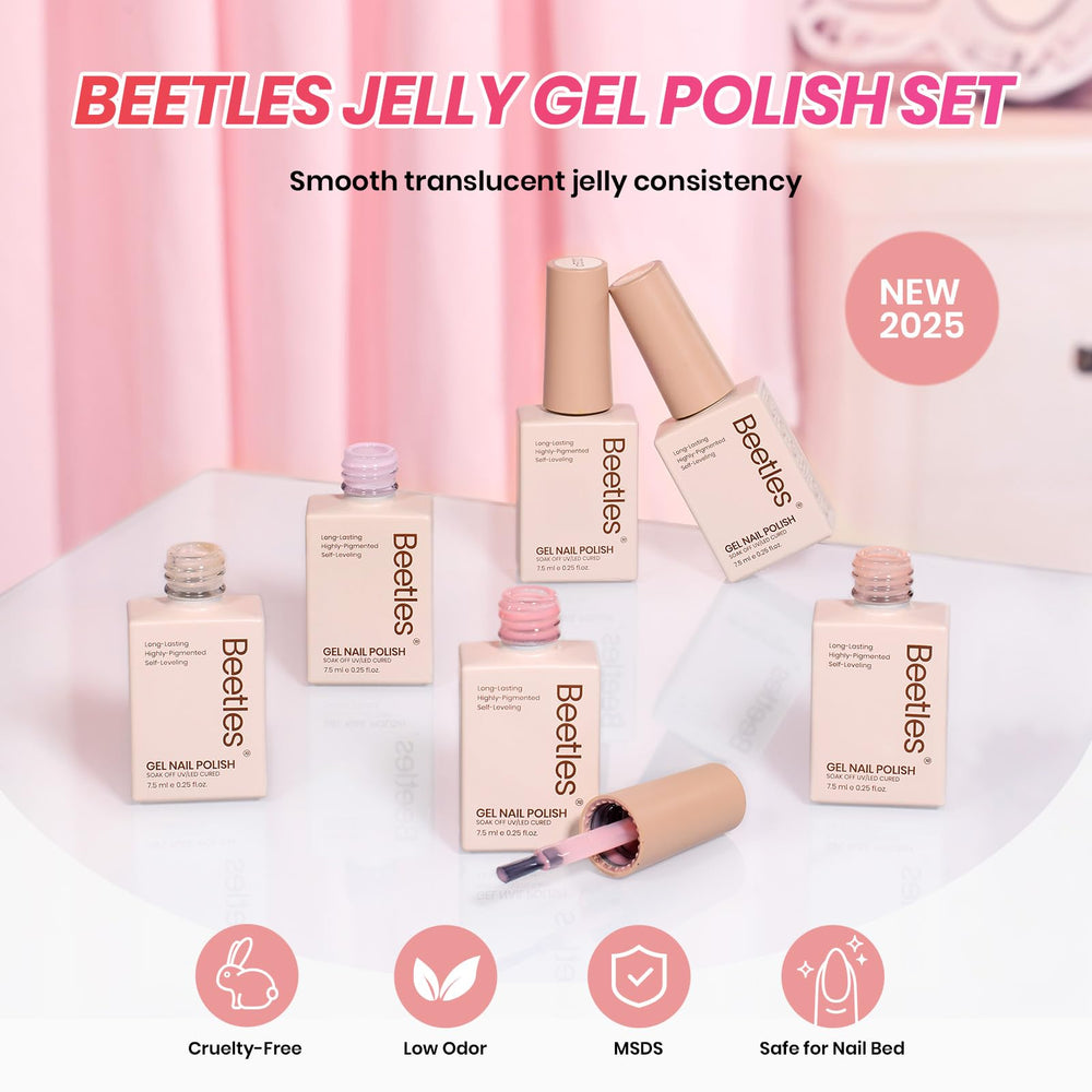 Beetles Jelly Gel kit cadeau beauté prêt à offrir.