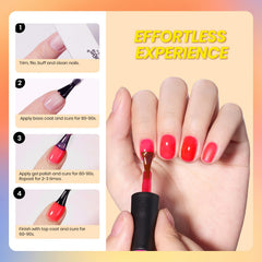 Beetles Jelly Gel nécessite base et couche supérieure pour un fini optimal.